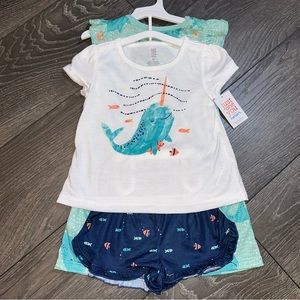NWT Carters / Just One You Two Piece Pajama Set
